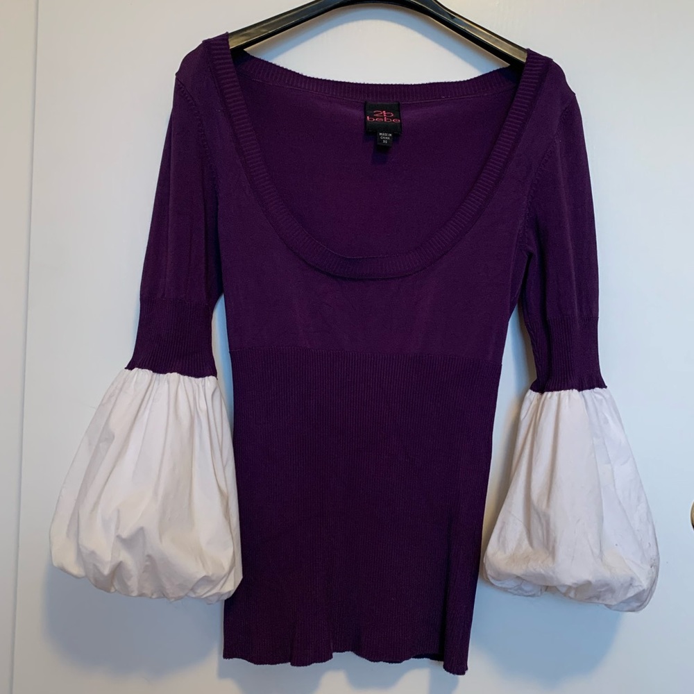 2B Bebe Purple Top
